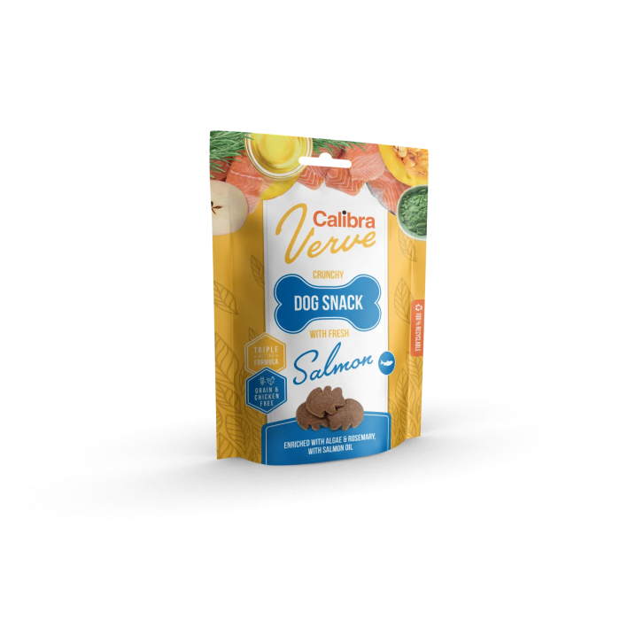 Calibra Dog Verve Crunchy Snack Salmón Fresco 150 gr