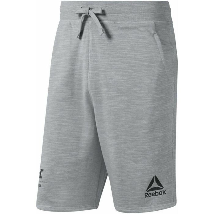 Pantalones Cortos Deportivos para Hombre Reebok DU4571 Gris 0 Pantalones Cortos Deportivos para Hombre Reebok DU4571 Gris 0