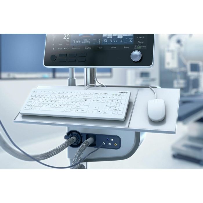 Cherry Keyboard AK-C8112 Medical corded sealed [DE] white IP68 kabelgebunden. vollversiegelt. IP68 5