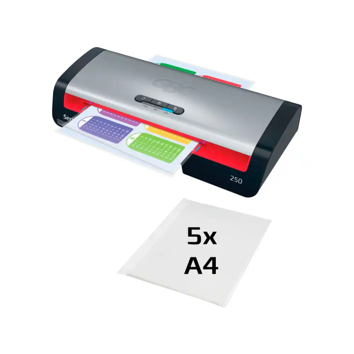 GBC 4410070EU Plastificadora Modelo 250 DIN A4 Color Plata 5