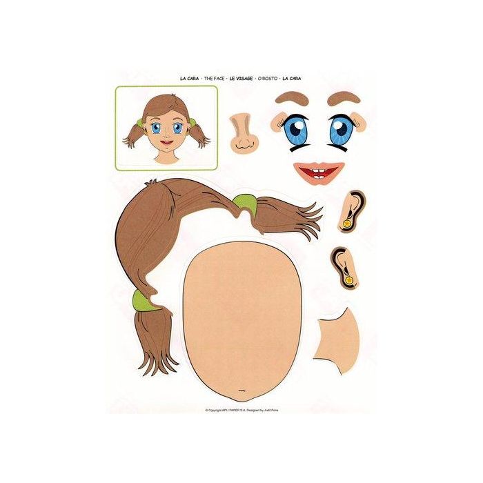 Gomets Apli Educativos Bolsa 12H Removibles La Cara 144 Uds. (11927) (Set de 5)