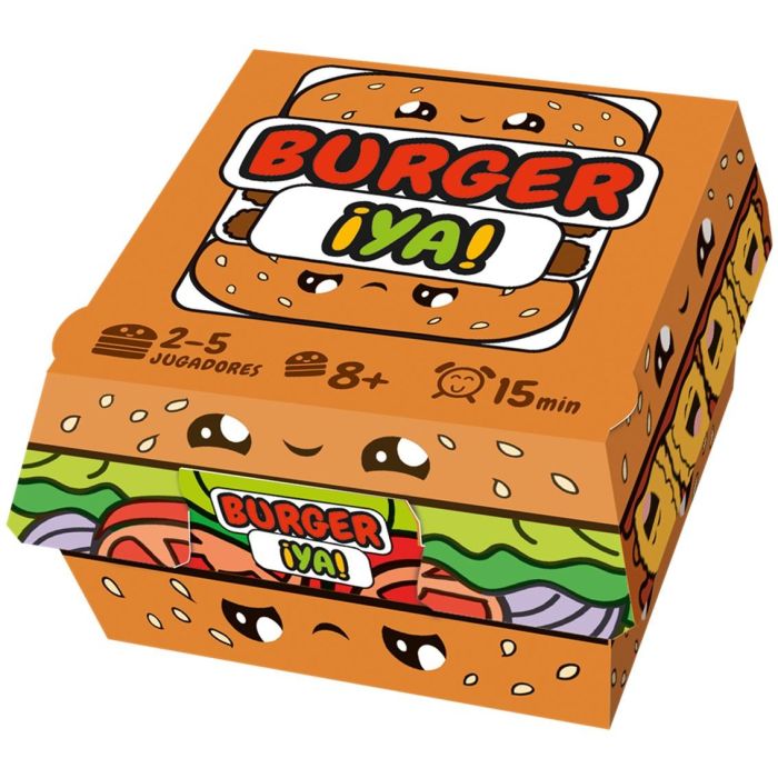 Mixlore MIXBAS01ES Burger ¡Ya! Juego de Cartas para 2-5 Jugadores, 8+ Años, Diversión Rápida 0 Mixlore MIXBAS01ES Burger ¡Ya! Juego de Cartas para 2-5 Jugadores, 8+ Años, Diversión Rápida 0