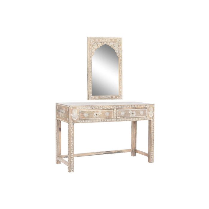 Consola Indio DKD Home Decor Natural 40 x 76 x 117 cm Set de 2 Consola Indio DKD Home Decor Natural 40 x 76 x 117 cm Set de 2