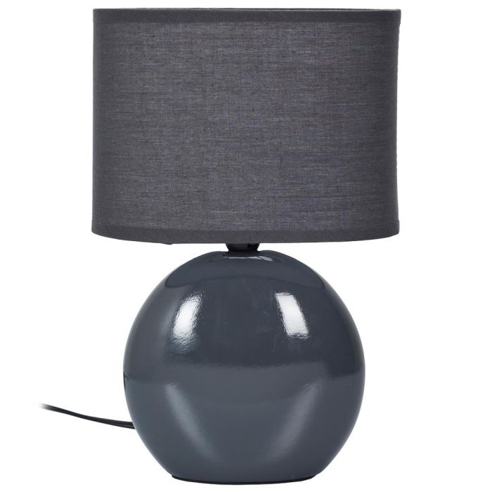 Lámpara Mesa Ovalada Gris Home Deco Factory 3