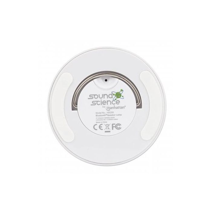 MANHATTAN LED-Bluetooth-Lautsprecher LED-Licht mit drei Helligkeitsstufen und sechs Farben MicroSD-Kartenslot 3.5-mm-Klinke 2