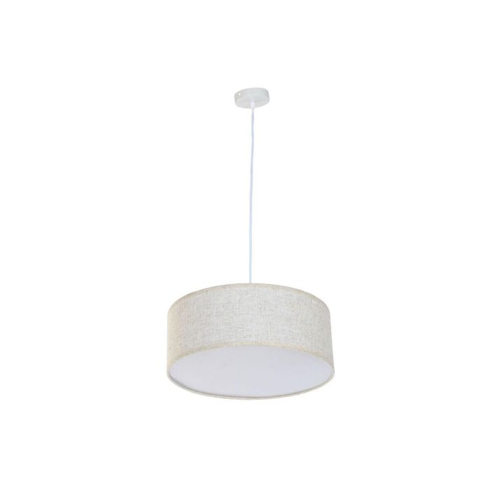 DKD Home Decor Lámpara de Techo Plafón Cuadrado Urban, Color Crudo, 40x40x15 cm, compatible E27 50W, Fabricado en Lino y Poliéster 5 DKD Home Decor Lámpara de Techo Plafón Cuadrado Urban, Color Crudo, 40x40x15 cm, compatible E27 50W, Fabricado en Lino y Poliéster 5