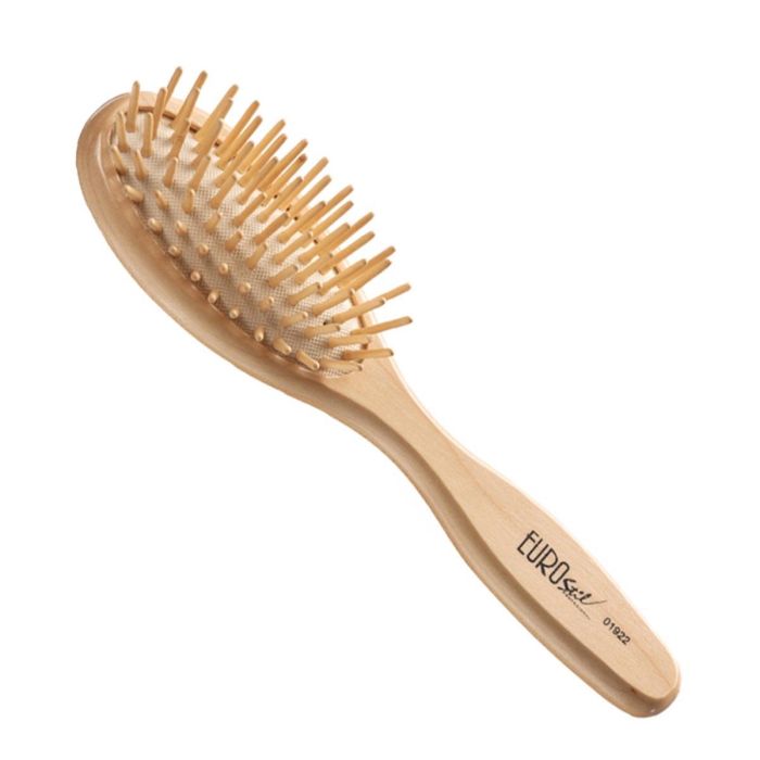 Eurostil Fuelle mango madera ovalado cepillo pequeño Eurostil Fuelle mango madera ovalado cepillo pequeño