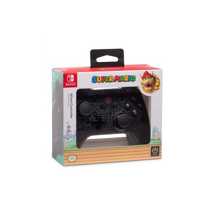 MANDO WIRED CONTROLLER NINTENDO SWITCH SÚPER MARIO BOWZER - USB 2.0 - 1.8M - NEGRO