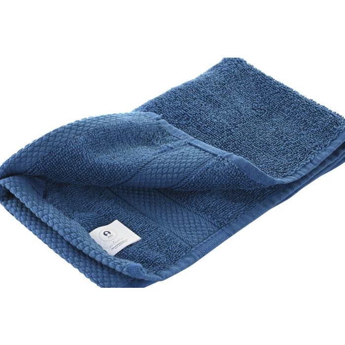 Toalla Basicos DKD Home Decor Azul Marino 50 x 1 x 30 cm (6 Unidades) 2 Toalla Basicos DKD Home Decor Azul Marino 50 x 1 x 30 cm (6 Unidades) 2