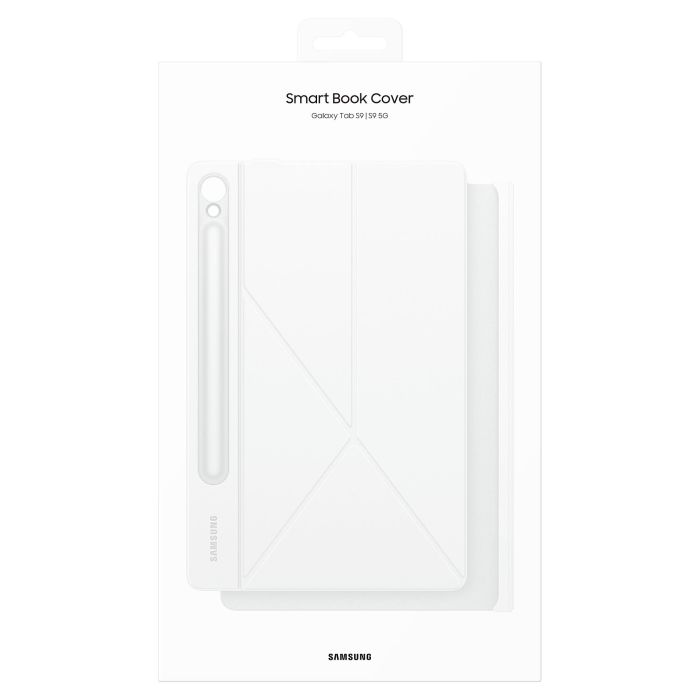 Samsung Smart Book Cover Folio EF-BX710PWEGWW para Galaxy Tab S9, S9 FE, S10 FE y S10 Lite, Blanco Samsung Smart Book Cover Folio EF-BX710PWEGWW para Galaxy Tab S9, S9 FE, S10 FE y S10 Lite, Blanco