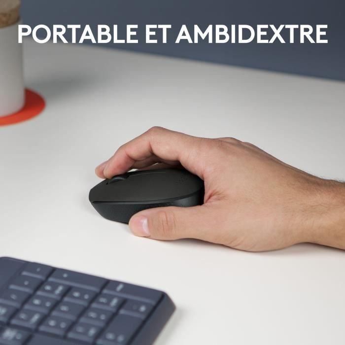 Logitech M171 Ratón Inalámbrico USB Negro, 2.4GHz, 10m Alcance, 12 Meses Batería, Compatible Windows/Mac/Chrome 2 Logitech M171 Ratón Inalámbrico USB Negro, 2.4GHz, 10m Alcance, 12 Meses Batería, Compatible Windows/Mac/Chrome 2