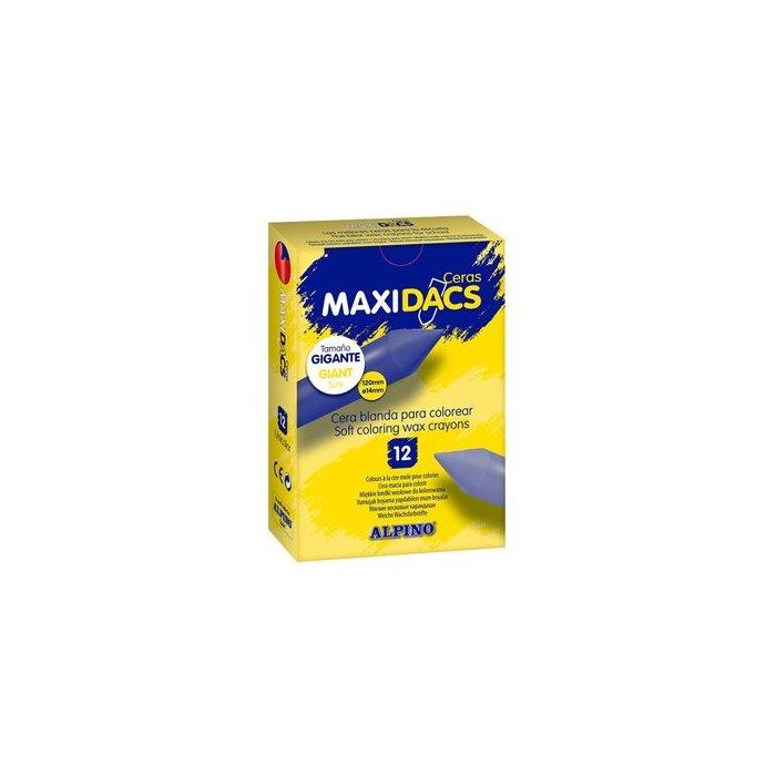 Ceras Alpino Maxidacs Ocre Estuche De 12