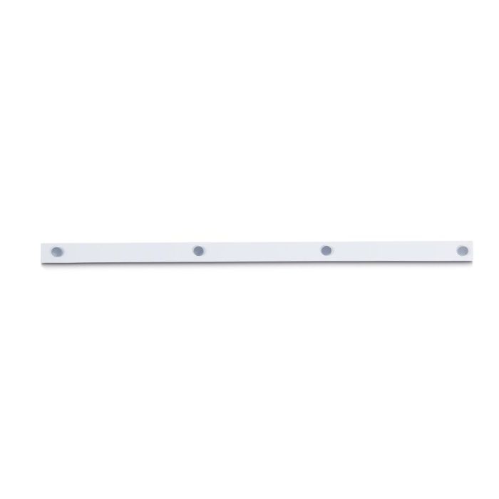 Barra Magnetica Maul Standard Longitud 100 cm Color Blanco Con Cuatro Imanes Incluidos