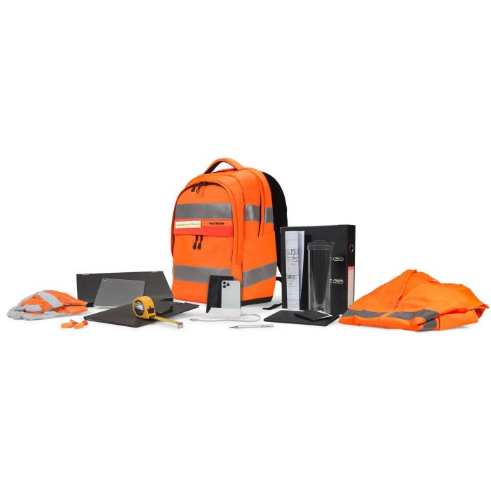 Dicota BACKPACK HI-VIS 25 LITRE Orange 4