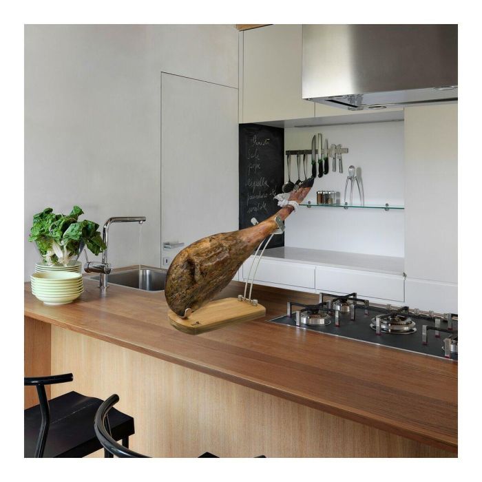 Jamonero Plegable Bambú (37,5 x 16,5 cm) 2 Jamonero Plegable Bambú (37,5 x 16,5 cm) 2