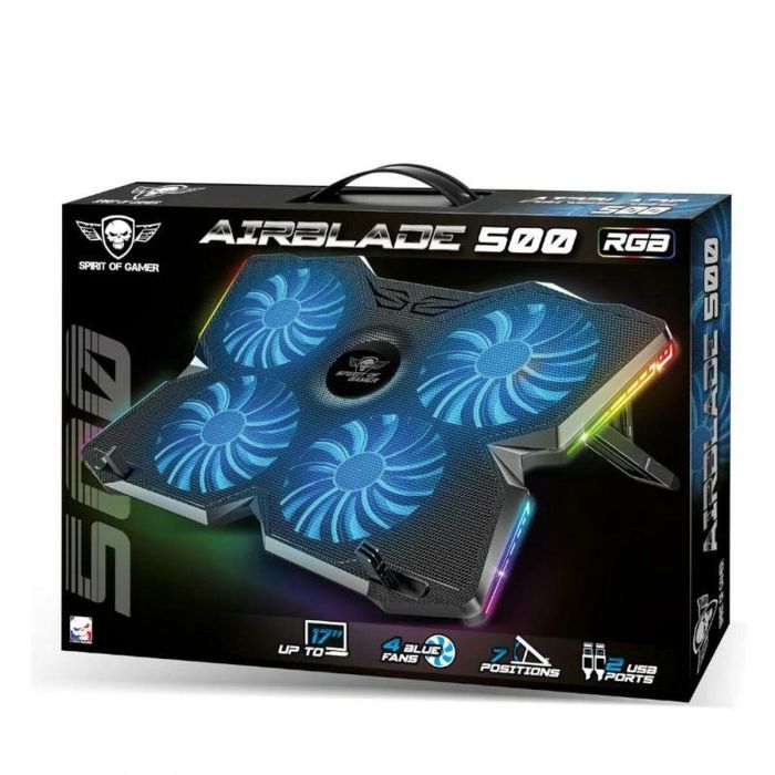 Base de Refrigeración para Portátil Spirit of Gamer SOG-VE500RGB 1