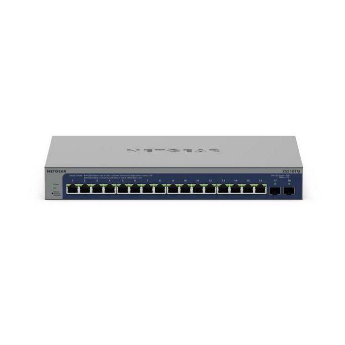 Netgear Smart Switch Ethernet 16-Port 10G/Multi-Gigabit con 2 Puertos SFP+, Gestión Remota Insight Incluida 1