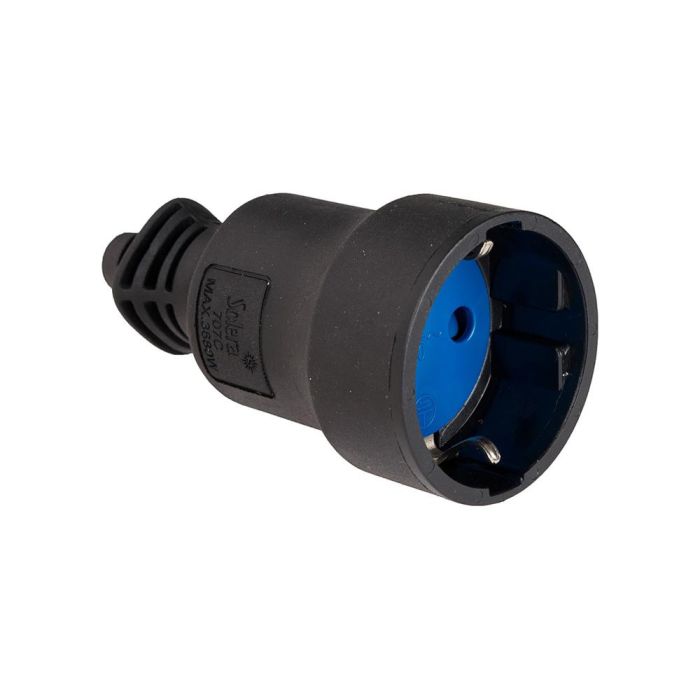 Base aerea pvc 16a 250v t/tl 4,8mm negra 707c (retractilada) solera Base aerea pvc 16a 250v t/tl 4,8mm negra 707c (retractilada) solera