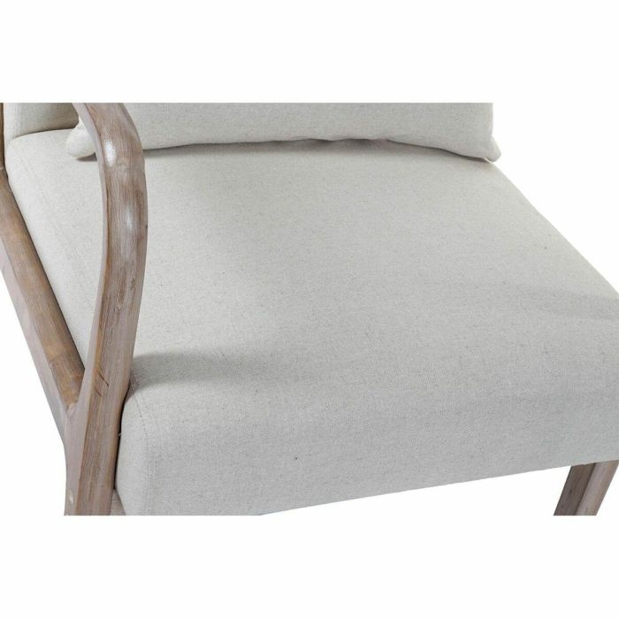 Butaca Sixties DKD Home Decor Beige Natural 79 x 75 x 66 cm 2 Butaca Sixties DKD Home Decor Beige Natural 79 x 75 x 66 cm 2