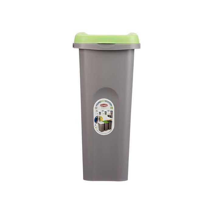Papelera Con Sujecion Bolsa 25L Verde Stefanplast 24X51CM (6 Unidades) 2 Papelera Con Sujecion Bolsa 25L Verde Stefanplast 24X51CM (6 Unidades) 2