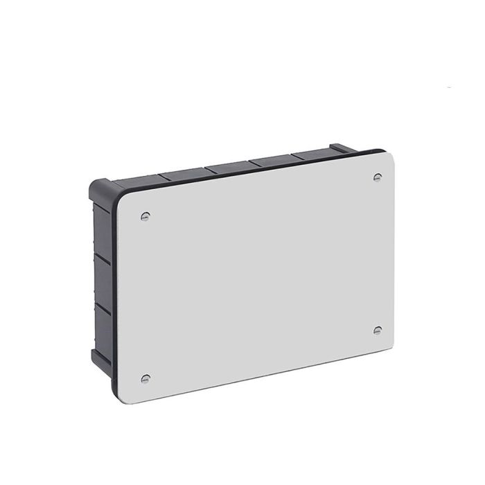 Caja de empotrar rectangular 160x100x50mm con tornillos solera 363 Caja de empotrar rectangular 160x100x50mm con tornillos solera 363