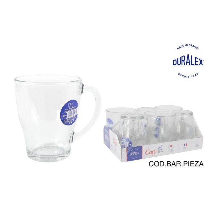 Mug Transparente Cosy 350 cc - Duralex (24 Unidades) Mug Transparente Cosy 350 cc - Duralex (24 Unidades)