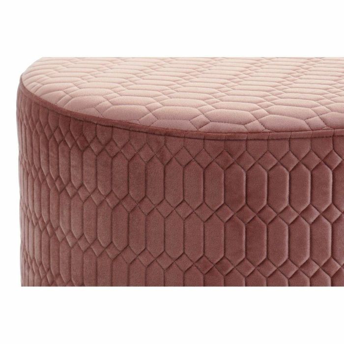 Reposapies Sixties DKD Home Decor Rosa 55 x 35 x 55 cm 1