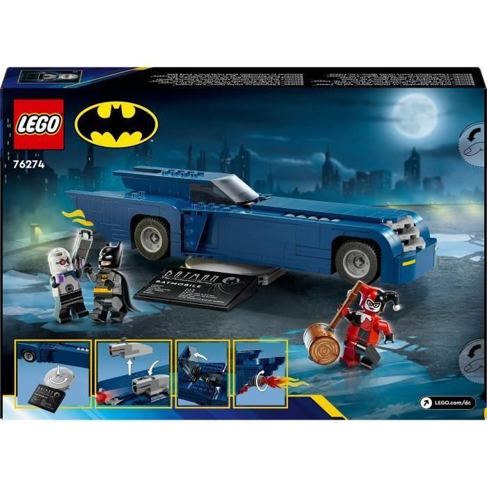 LEGO 76274 Super Heroes DC Batman con el Batmóvil contra Harley Quinn y Mr. Freeze 5