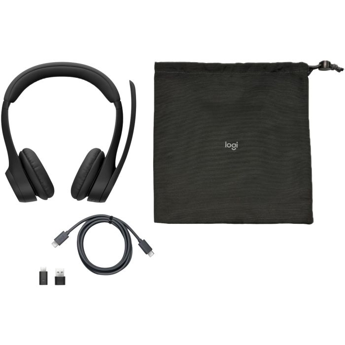 Logitech EMEA28-935 Auriculares Inalámbricos Zone 305 para Oficina/Hogar, Bluetooth 5.3 y 2.4GHz, Negro, Optimizados para Teams, 20h Batería 6 Logitech EMEA28-935 Auriculares Inalámbricos Zone 305 para Oficina/Hogar, Bluetooth 5.3 y 2.4GHz, Negro, Optimizados para Teams, 20h Batería 6