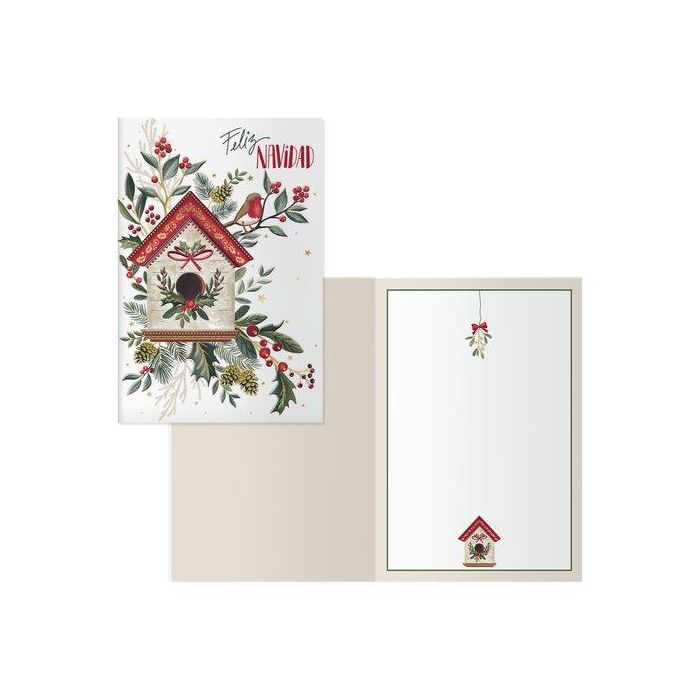 Christmas Dohe 115X170 Pajaro 6 unidades