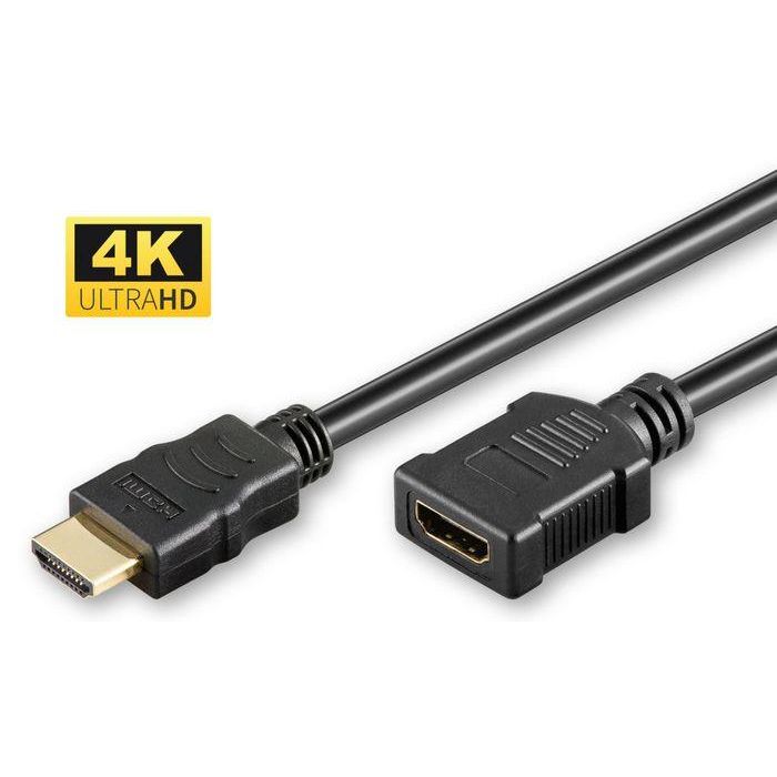 MicroConnect HDMI 2.0 4K, 60Hz, 18Gb/s, black 1m MicroConnect HDMI 2.0 4K, 60Hz, 18Gb/s, black 1m