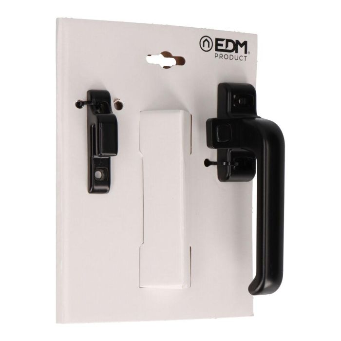 Edm Cierre Presión 6801 Derecha Aluminio Negro 1