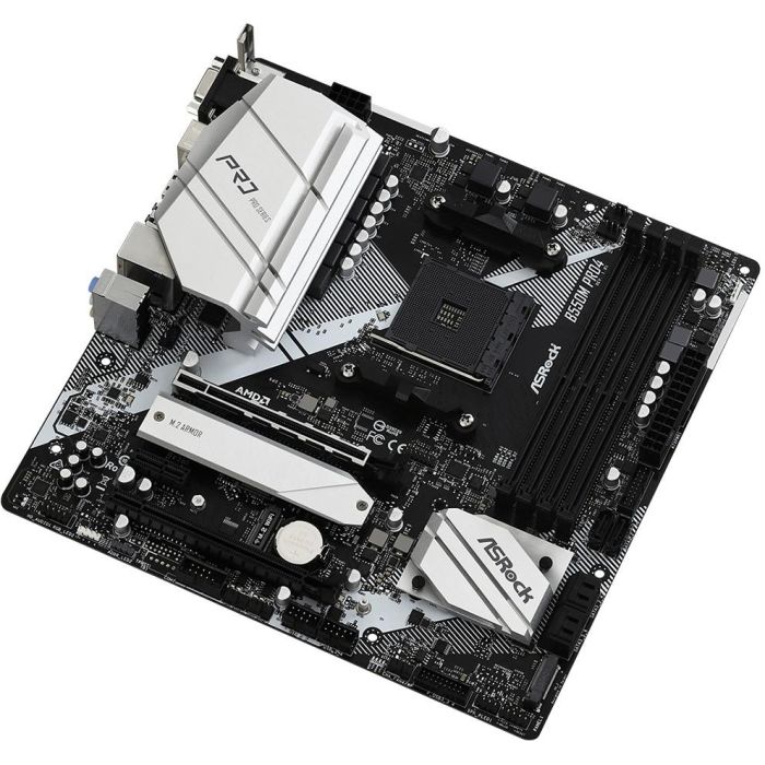 ASRock Placa Base AM4 B550M PRO4 Micro ATX para AMD Ryzen 3000 Series DDR4 2 ASRock Placa Base AM4 B550M PRO4 Micro ATX para AMD Ryzen 3000 Series DDR4 2