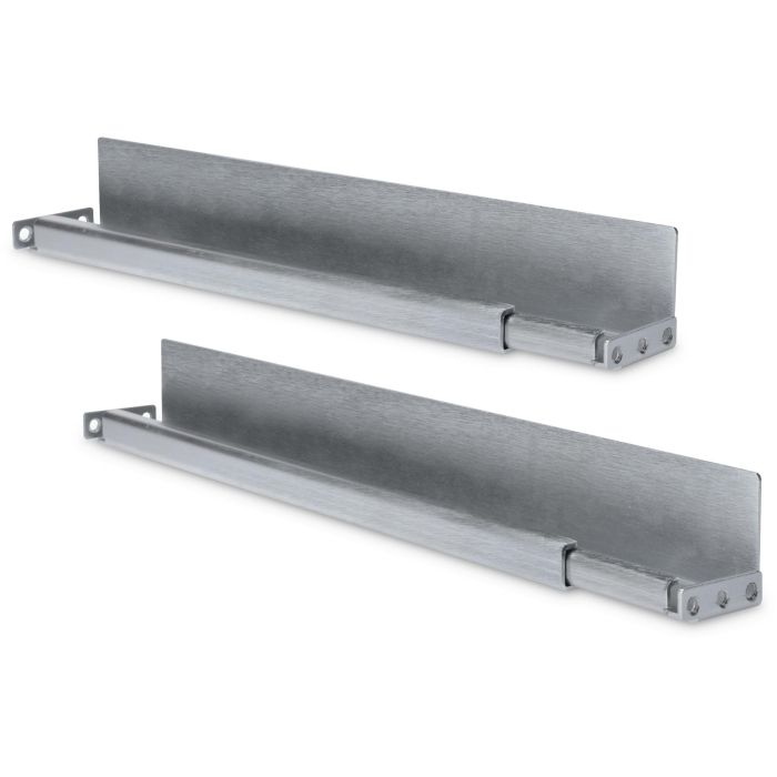 Digitus Carriles de deslizamiento L-Support para armarios de red de 483mm (19") 100 kg, Acero inoxidable