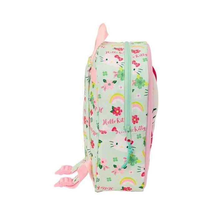 Safta Mochila Guardería 3D Bolsillo Red Hello Kitty 22x27x10 cm 2
