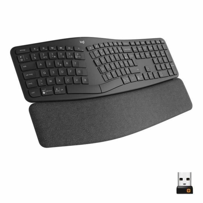 Teclado ergonómico - Inalámbrico - LOGITECH - K860 ERGO - Posición del teclado en dos partes