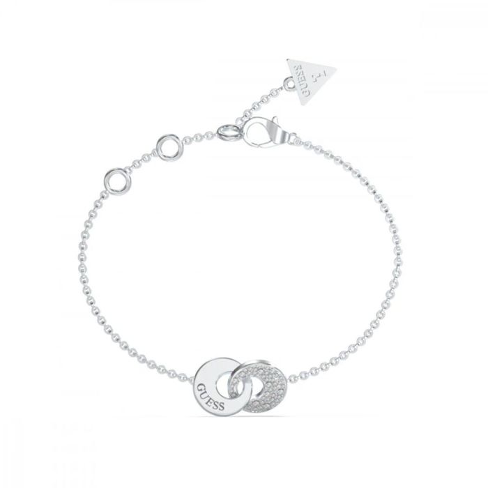 Pulsera Mujer Guess JUBB05220JWRHS Plateado Pulsera Mujer Guess JUBB05220JWRHS Plateado