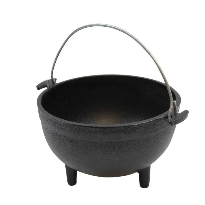 TABLECRAFT - CW30151/6 - Pack de 6 unidades - Puchero miniatura 470 ml - 13 x 13 x 8 cm - Negro