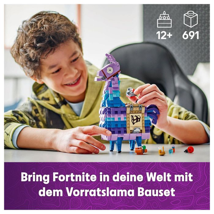 Lego Fortnite 77071 Llama de Suministros Minifigura Inspirada en el Videojuego para Adolescentes