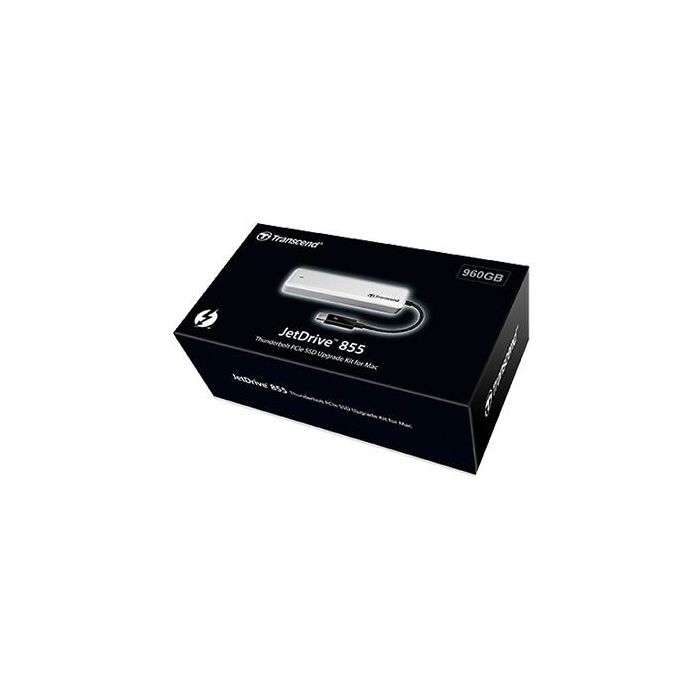 TRANSCEND 480GB JetDrive 855 PCIe SSD upgrade kit for Apple Mac PCIe Gen 3 x4 NVMe 2