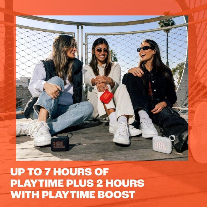 Altavoz Bluetooth Portátil JBL JBLGO4PUR Púrpura 6