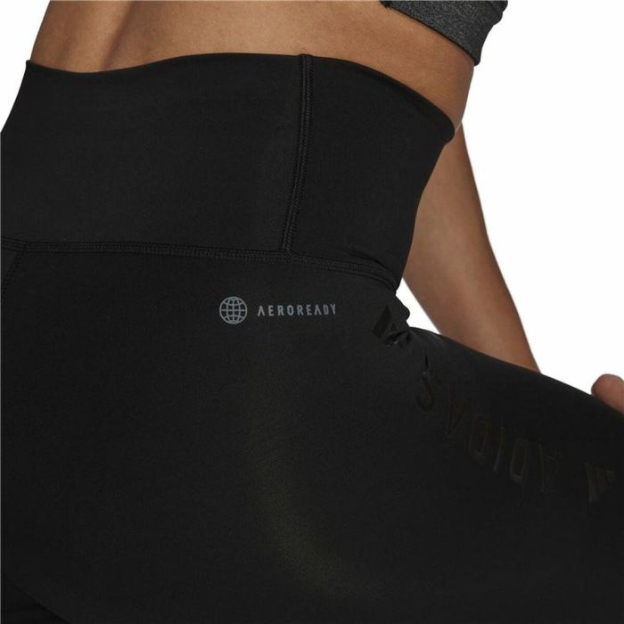 Mallas Deportivas de Mujer Adidas 7/8 Own Colorblock Negro 3
