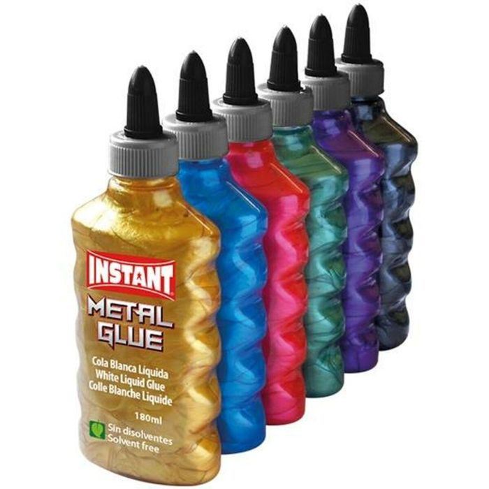 Cola Instantánea INSTANT Metal Glue 180 ml 6 Piezas Multicolor 1