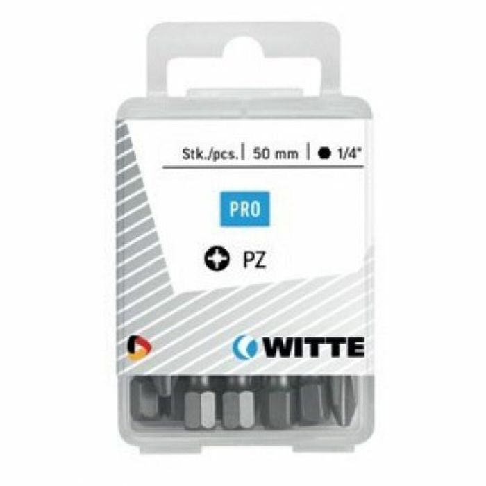 Juego de puntas WITTE Pozidriv PZ1 5 Unidades 0 Juego de puntas WITTE Pozidriv PZ1 5 Unidades 0
