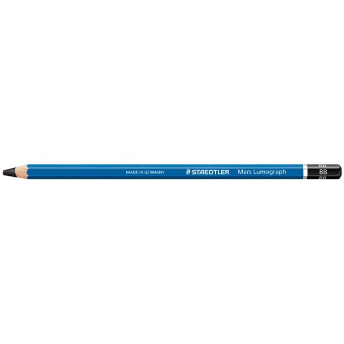 Lapices De Grafito Staedtler Mars Lumograph 100 8B Unidad 12 unidades 1