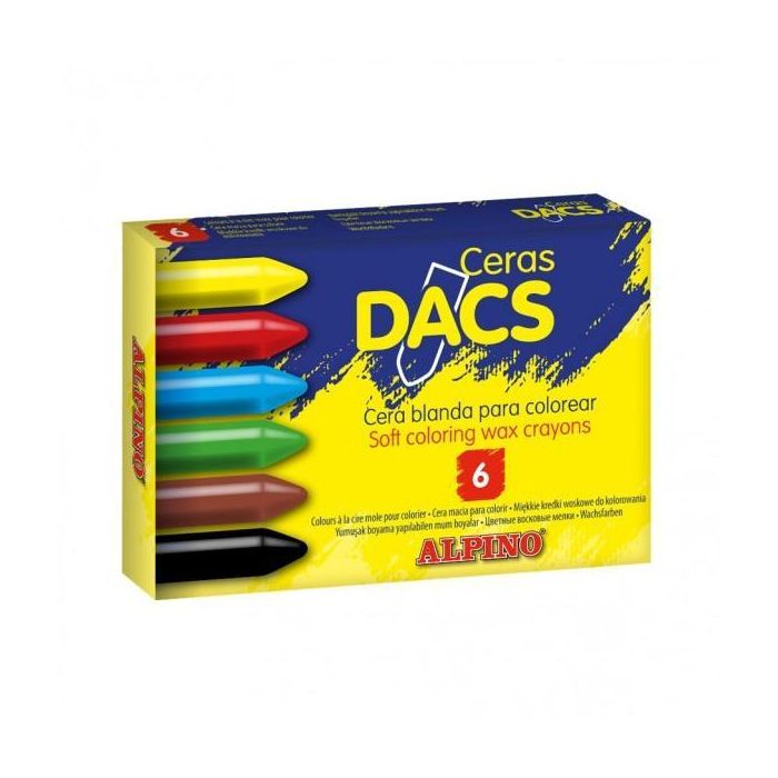 Dacs Ceras Dacs 55 mm Colores Surtidos Estuche 6 Ud Dacs Ceras Dacs 55 mm Colores Surtidos Estuche 6 Ud