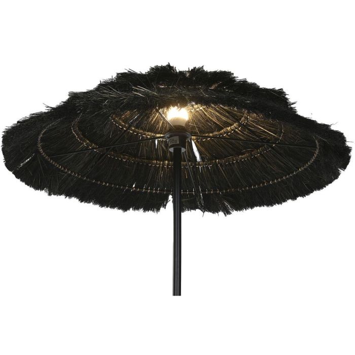 DKD Home Decor Lámpara de Pie Tropical Negra de Fibra y Metal 171 cm Alto, Base 80x80 cm - Compatible E27, 50W. Diseño Desmontable 1 DKD Home Decor Lámpara de Pie Tropical Negra de Fibra y Metal 171 cm Alto, Base 80x80 cm - Compatible E27, 50W. Diseño Desmontable 1