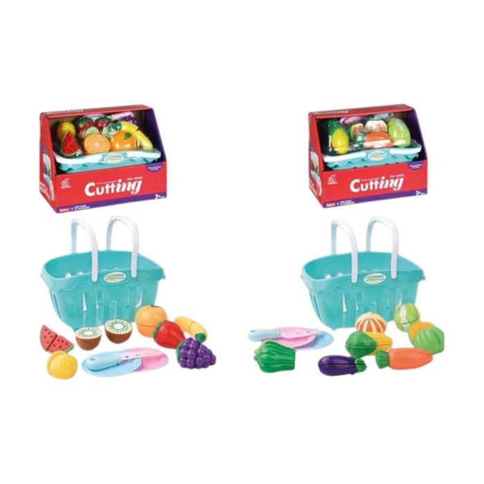 Cesta frutas y verduras partidas 25x16x21cm - modelos surtidos Cesta frutas y verduras partidas 25x16x21cm - modelos surtidos