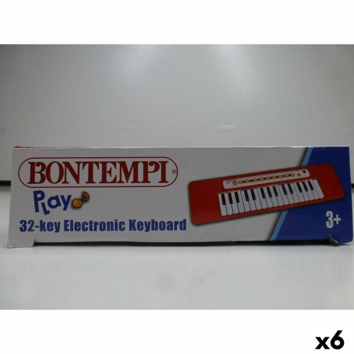Teclado Bontempi 47 x 3,5 x 13 cm (6 Unidades) 8 Teclado Bontempi 47 x 3,5 x 13 cm (6 Unidades) 8
