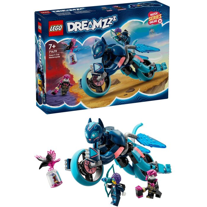 LEGO 71479 Moto Felina de Zoey DREAMZzz - Gato de Juguete Reconstruible 2 en 1, Se Transforma en Moto o Vehículo de Vuelo 13
